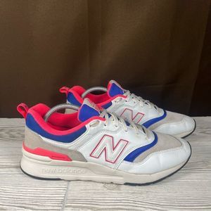 New Balance 997H Womens White Multi Running Shoe Sneaker Size 11
